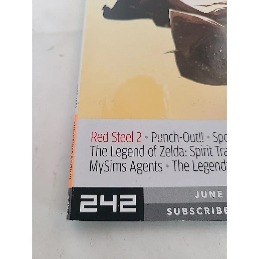 Nintendo Power #242 June 2009 Red Steel 2 No Poster Or Insert